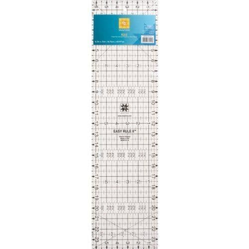 EZ Quilting 882670141A Verktygslinjal i akryl 16,5 cm x 62 cm