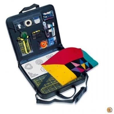 Resefodral - PRYM - Patchwork - Svart - 34x35,5x6 cm - Professionell
