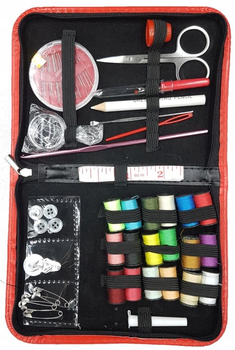 Sysats resesömnadstillbehör set 17cmX12cmX2cm