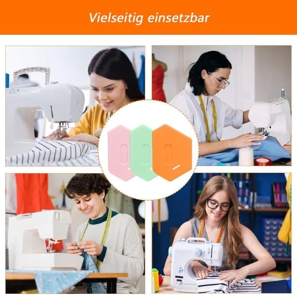 4-pack magnetiska sömskenledare med skala, multifunktionellt sömnadverktyg