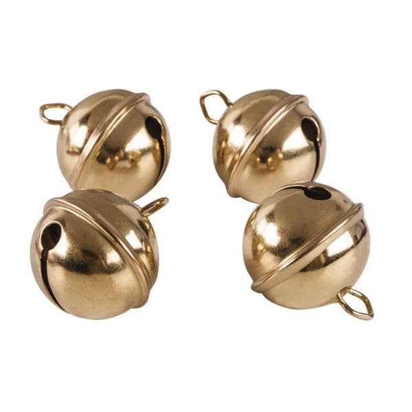 Grelot / Klokke Guld Ø 29 mm 4 stk.