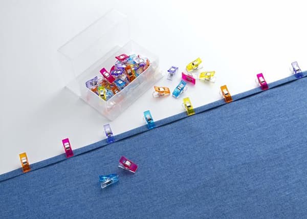 Sytång - Clover bias device - CL3185 - 10 delar Wonder Clips, Multicolor
