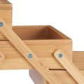 Miniatyrbild 4 av 4: Relaxdays Small Bamboo Craft Box Syarbetarlåda utan innehåll Lockad korg 20x27x15cm, Natur -