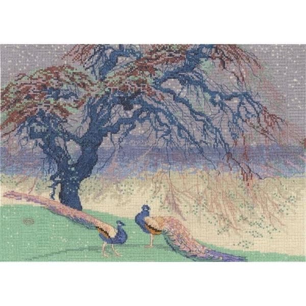 Kit för korsstygn - William Giles - Peon - 36 cm x 26 cm - 11 färger av tråd - Avancerad nivå