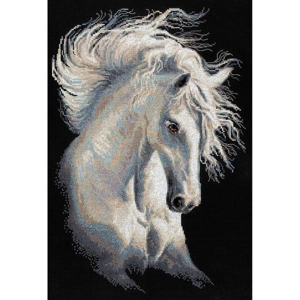 RIOLIS Counted Cross Stitch Kit 11,75"X17,75" - Andalusisk karaktär (14 Count)