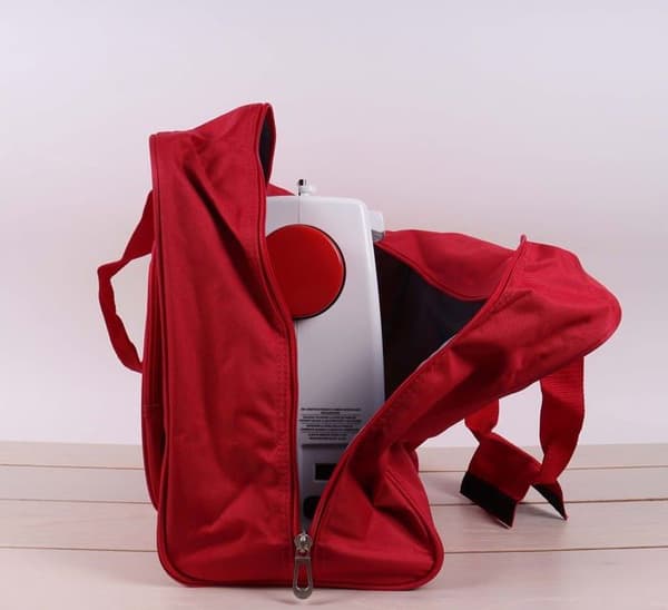 Etui - transportväska - syväska Hobby gift - MR4660RED - Exklusiv väska för symaskin, Röd