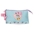 Miniatyrbild 1 av 3: Disney - 2794321 - Minnie Min plats av glädje Triple Pennfodral Blå 22x12x5 cms Polyester