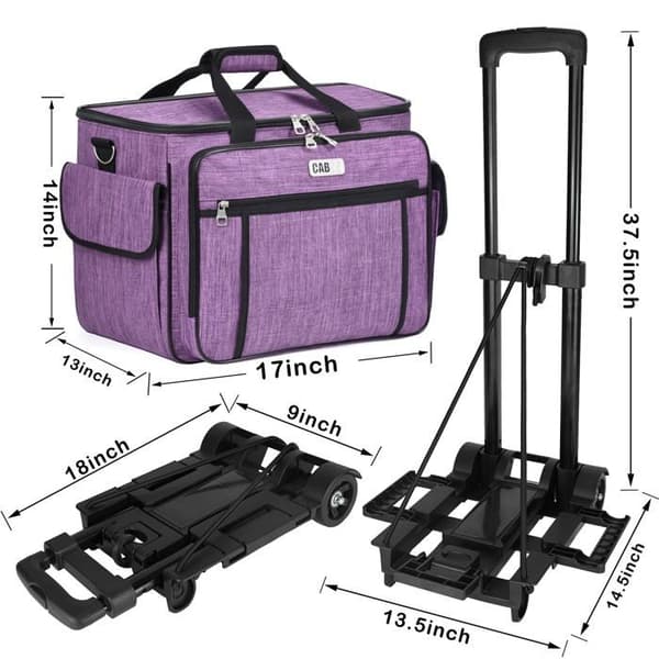 Etui - transportväska - syskrin Cab55 - WHEEL-P