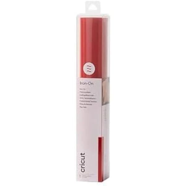 Cricut Everyday Iron-on - CRICUT - Röd - 12" x 24" - Håller 50+ tvättar - Lätt att skära