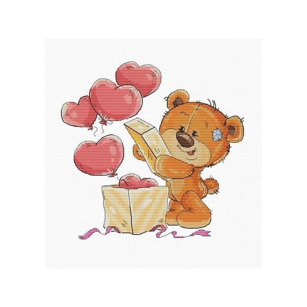 Luca-S Kit för broderi Teddy-björn 2