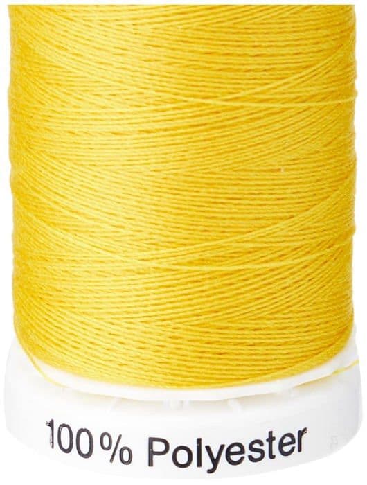 Gutermann sömnadssats - GUT7178780106 - Sy helt polyestertråd, 250 Mtr, Gyllene Gul (0106),