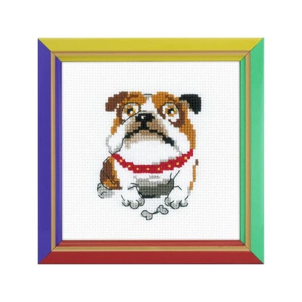 Riolis Broderikit Bulldog Engelsk