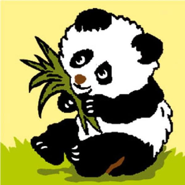Kit canvas Sudan Panda 25x25cm