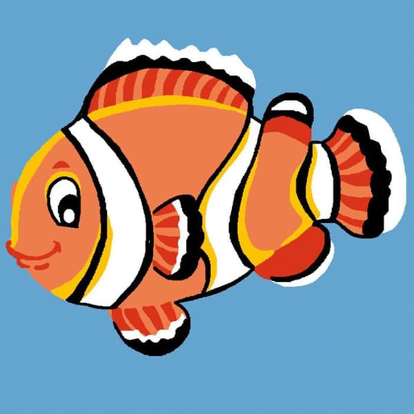 Kit canevas Soudan Fiskbryn 25x25 cm