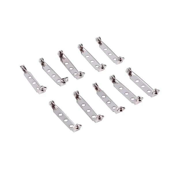 50stk stangstifter broche lås tilbage sikkerhedsfanger rullende DIY håndværk 32mm