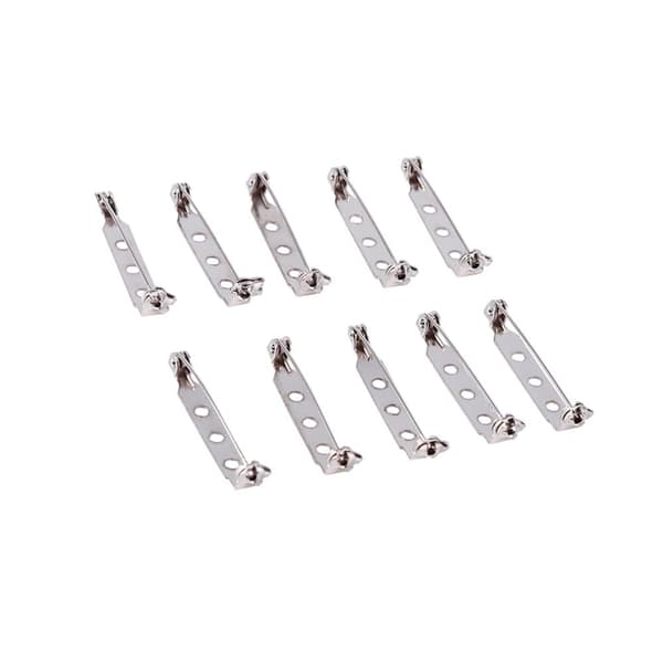 50stk stangstifter broche lås tilbage sikkerhedsfanger rullende DIY håndværk 32mm