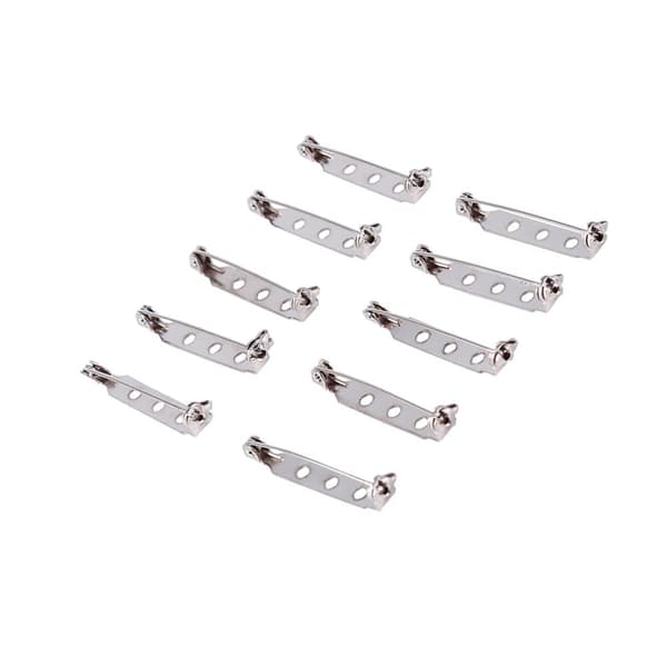 50stk stangstifter broche lås tilbage sikkerhedsfanger rullende DIY håndværk 32mm