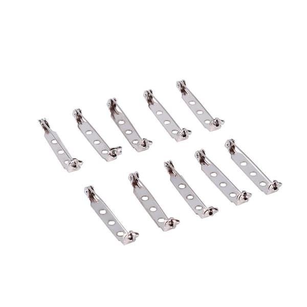 50stk stangstifter broche lås tilbage sikkerhedsfanger rullende DIY håndværk 32mm