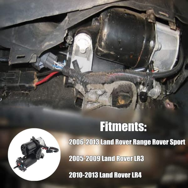 Luftfjädring Kompressor, Kompatibel med Land Rover Discovery 3/4 LR3 LR4 och Range Rover Sport, LR023964 LR045251 Kompatibilitet