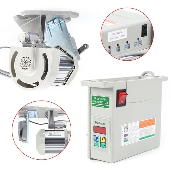 Børsteløs DC-motor, 750W energieffektiv kraft, 500-3500 RPM hastighed, høj renhed kobber