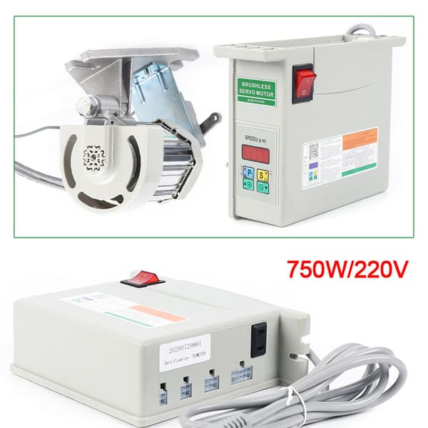 Borstlös DC-symaskinmotor, 750W effekt, 500-3500 RPM hastighet, hög renhet koppar