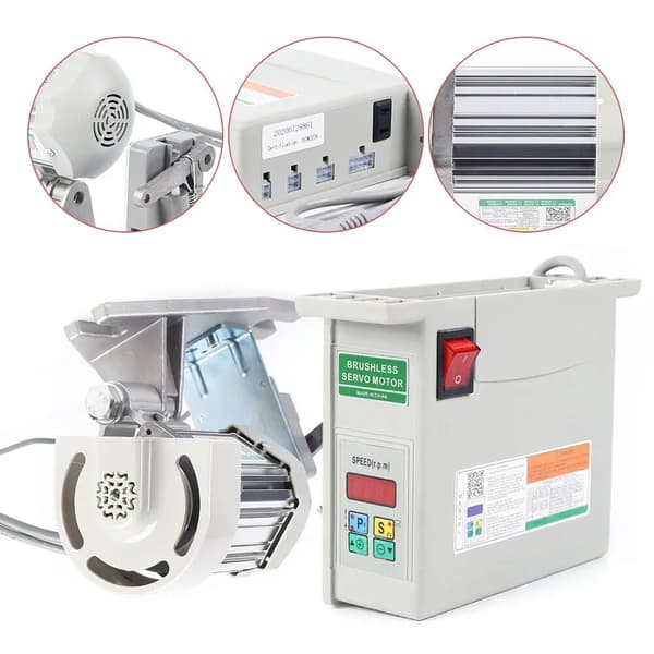 750W Elektrisk Servo Motor, Høj Hastighedsinterval 500-3500 omdr./min, Energi Effektiv, Holdbar Konstruktion