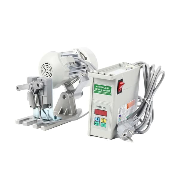 Industriell symaskinsmotor, 750W effekt, justerbar hastighet 500-3500 r/min,Silver