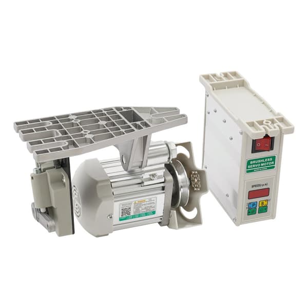 Børsteløs servomotor kit, justerbar hastighed 500-3500RPM, LED-display,Lys Grå