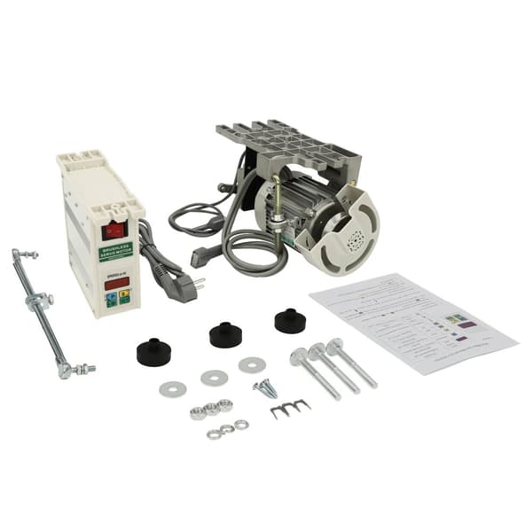 Børsteløs Symaskine Servo Motor, 600W Effekt, 500-4500 RPM Hastighedsområde,Lys grå