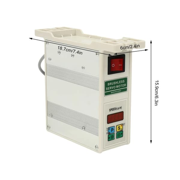 Borstlös servomotor, hög hastighet 500-4500 RPM, hållbar kopparkonstruktion,Vit