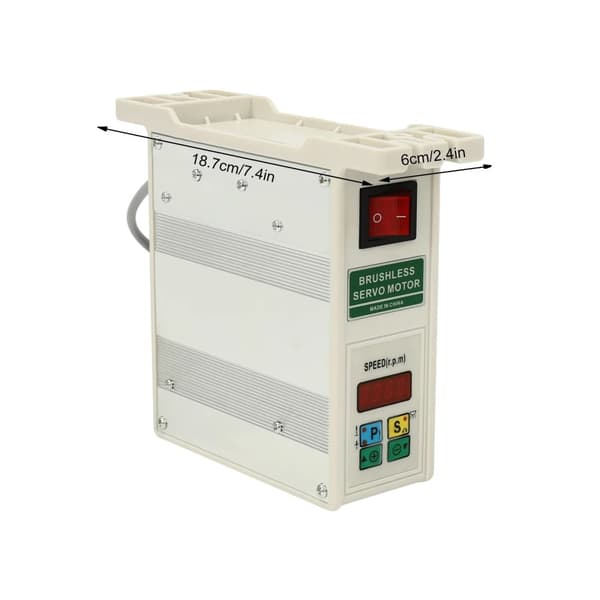 Borstlös servomotor, hög hastighet 500-4500 RPM, hållbar kopparkonstruktion,Vit