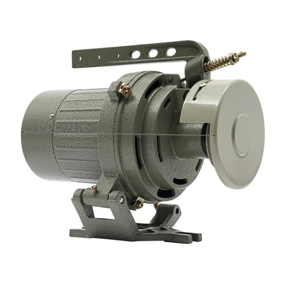 400W Sähkökoneen Ompelemoottori, Korkea Nopeus 3450rpm, Kestävä Valurautarakennus,harmaa