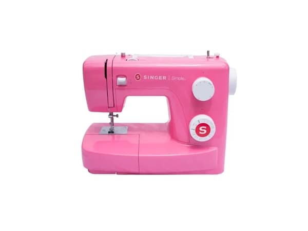 Singer 3223R - Symaskin - 23 sting - 1 fireskrittsknappehull - rød
