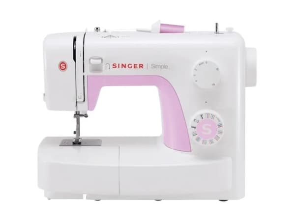 Singer 3223R - Symaskin - 23 sting - 1 fireskrittsknappehull - rød