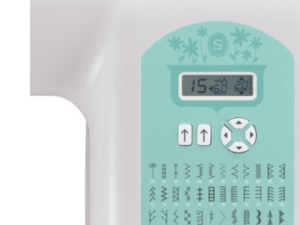 Singer Starlet 6660 - Symaskin - 60 sting - 4 enkeltskrittsknappehull - LCD display