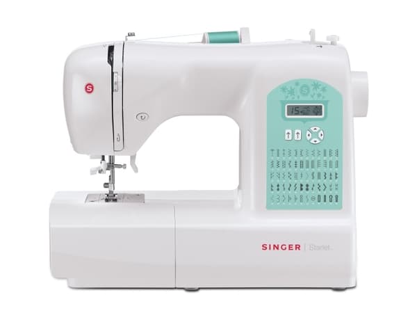 Singer Starlet 6660 - Symaskin - 60 sting - 4 enkeltskrittsknappehull - LCD display