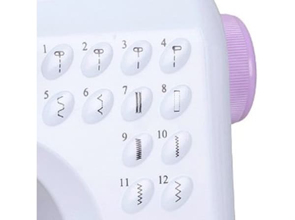 Emerio SEW-121820 - Symaskin - 12 stygn - 1 fyrstegsknapphål