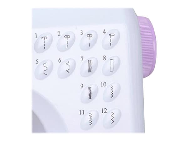 Emerio SEW-121820 - Symaskin - 12 stygn - 1 fyrstegsknapphål