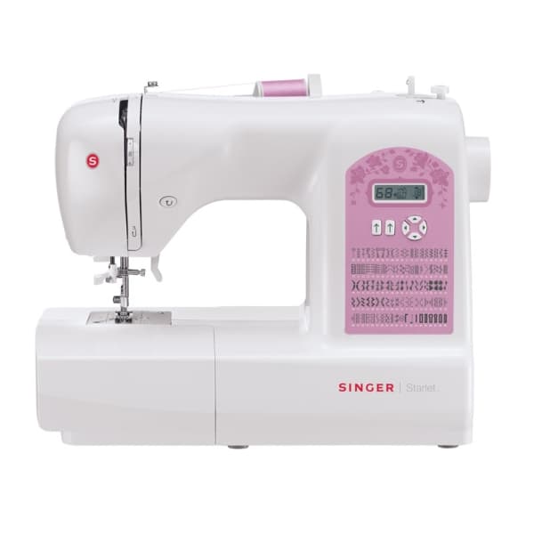 Singer Starlet 6699 - Symaskin - 100 sting - 6 enkeltskrittsknappehull - LCD display