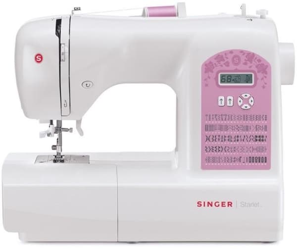 Singer Starlet 6699 - Symaskin - 100 stygn - 6 enstegsknapphål - LCD bildskärm