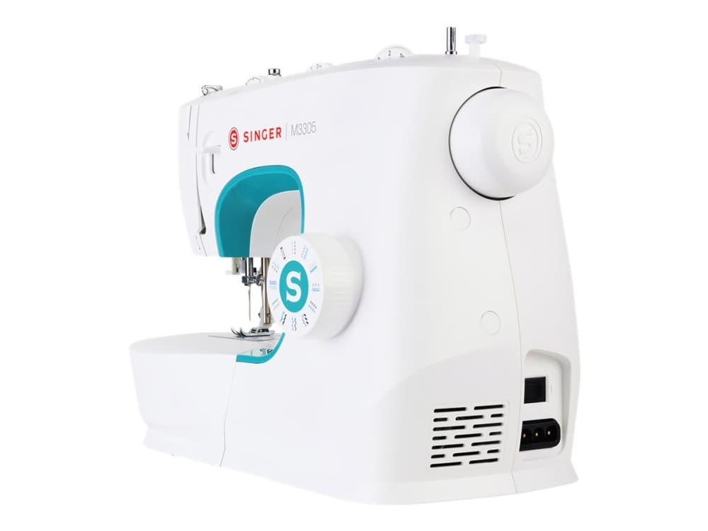 SINGER M3305, Grön, Vit, Halvautomatisk symaskin, Sy, 1 steg, Handtag, Rotations-, Elektrisk