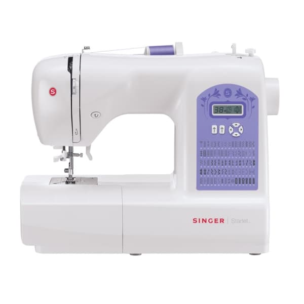 Singer Starlet 6680 - Symaskin - 80 stygn - 6 enstegsknapphål - LCD bildskärm