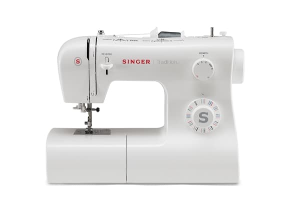 SINGER Tradition 2282, Vit, Halvautomatisk symaskin, Sy, 1 steg, Rotations-, Elektromekanisk