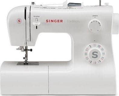 SINGER Tradition 2282, Vit, Halvautomatisk symaskin, Sy, 1 steg, Rotations-, Elektromekanisk