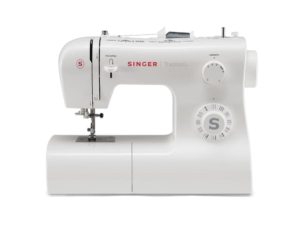 SINGER Tradition 2282, Vit, Halvautomatisk symaskin, Sy, 1 steg, Rotations-, Elektromekanisk