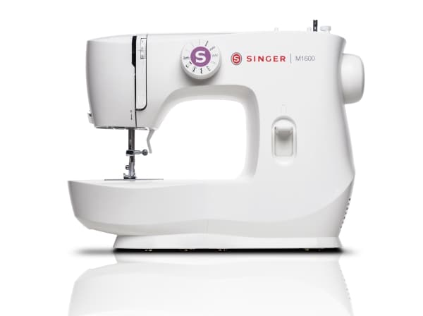 SINGER M1605, Vit, Sy, 4 Steg, Rotations-, Elektrisk, Knapphålsfot, Zipper foot