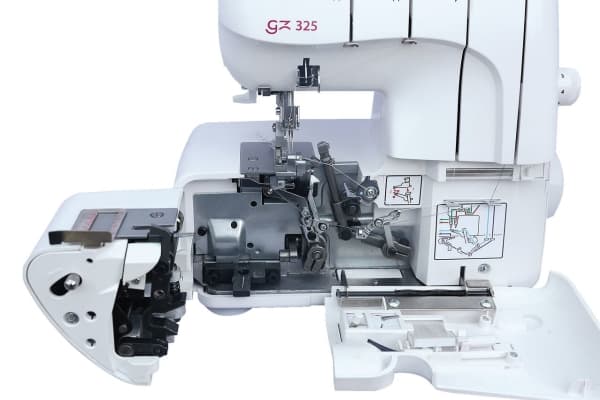 Guzzanti GZ 325, Hvit, Overlock-basert symaskin, Overlock / Overkast, Sying, Elektrisk, 100 W, 320 mm