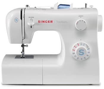 SINGER Tradition, Valkoinen, Automaattinen ompelukone, Ompelu, 4-vaiheinen, Rotaatio, CE