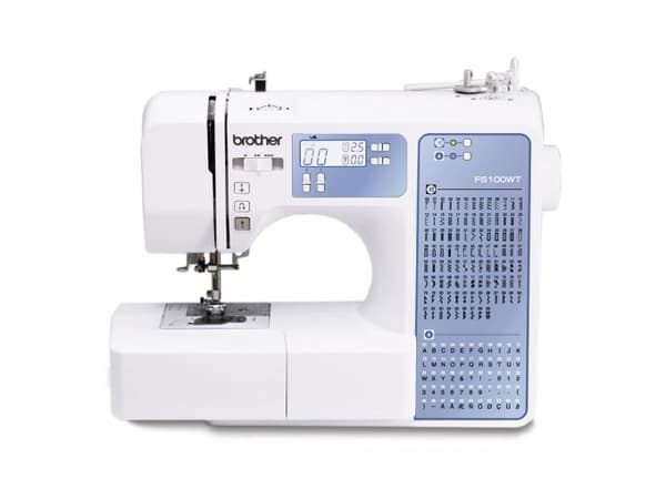 Brother FS100WT - Ompelukone - tietokoneistettu - 100 ommelta - 8 yksivaiheista napinläpeä - LCD-näyttö