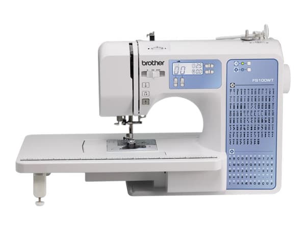 Brother FS100WT - Ompelukone - tietokoneistettu - 100 ommelta - 8 yksivaiheista napinläpeä - LCD-näyttö